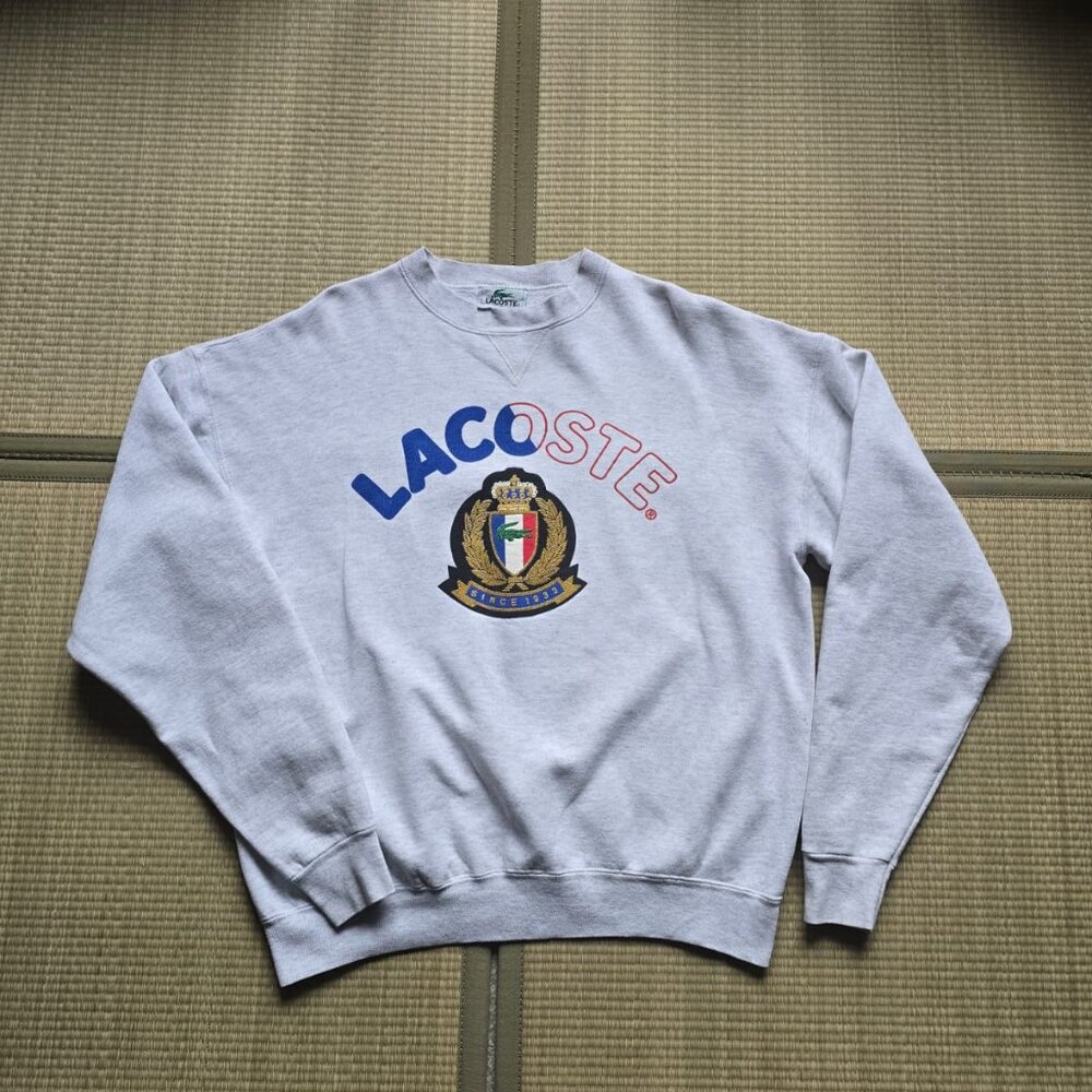Vintage 90'S Lacoste Sweater Crewneck Made in USA XL RARE